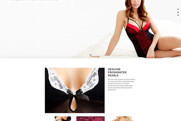 SIS Portfolio - Pearl Esque Website Screenshot