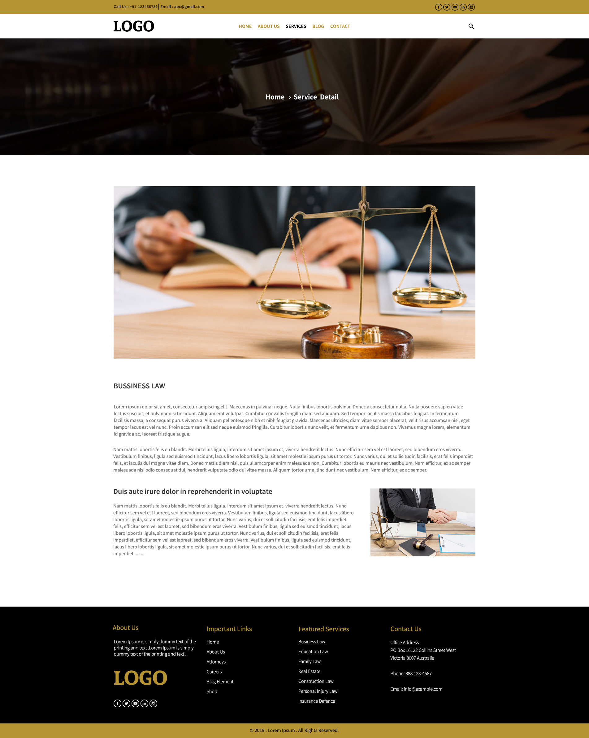 Law Firm Website Templates Free PSD Simple Intelligent Systems