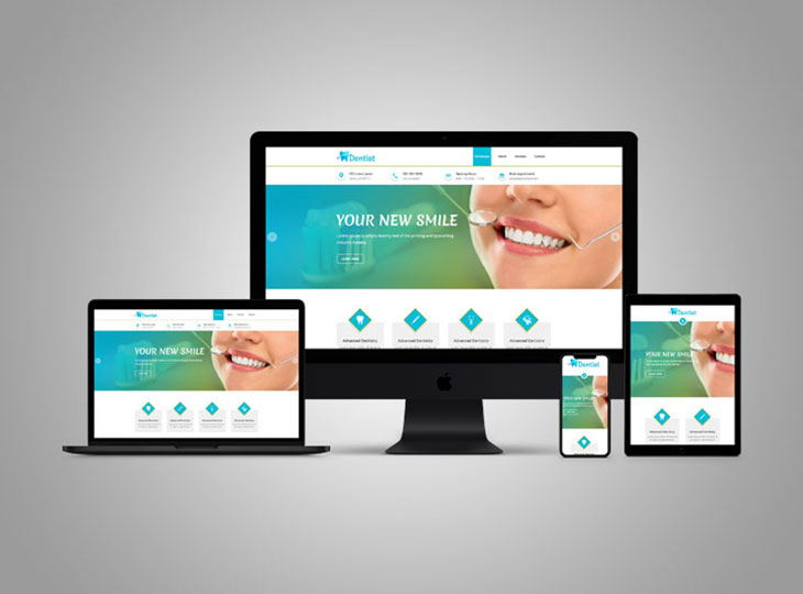 Download Free Website Design Mockup For Dentist Simple Intelligent Systems