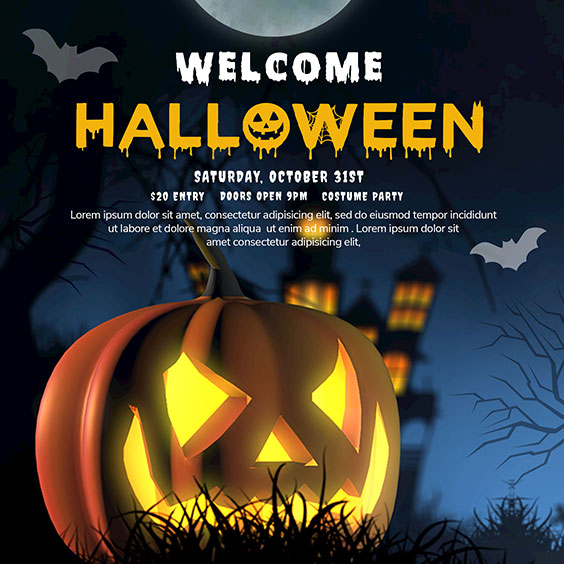 Halloween Flyer Template V1