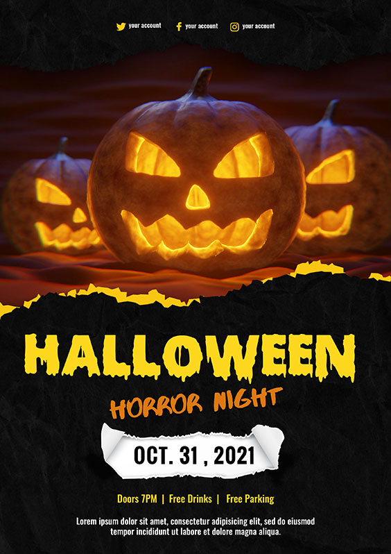 Halloween Flyer Template V2